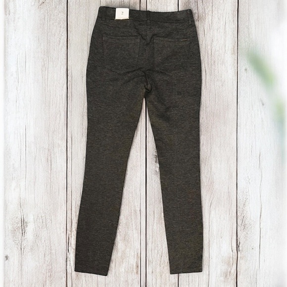 NWT ~ WHBM Women’s Ponte Skinny Ankle Pants Heather Grey ~ Size 2R - Picture 3 of 7